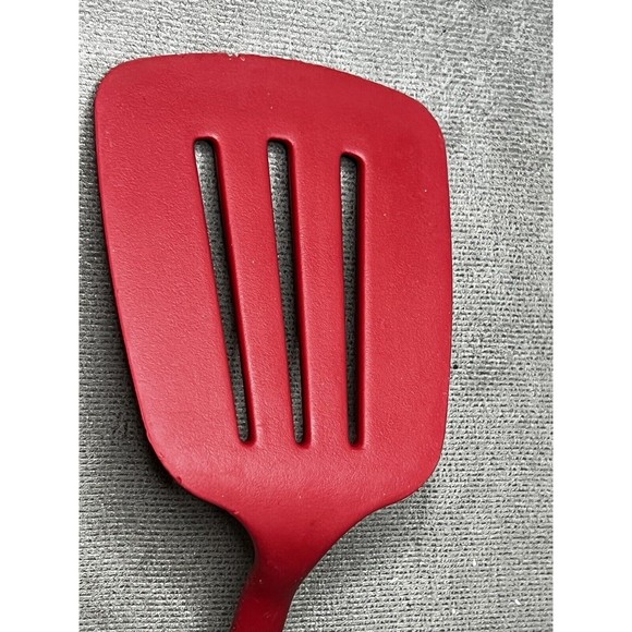 KitchenAid Empire Red Classic Slotted Turner Lifter Spatula Kitchen Utensil - Picture 5 of 7